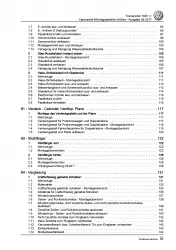 VW Transporter T4 1990-1995 Karosserie Montage Außen Reparaturanleitung PDF