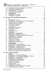 VW Transporter T5 2003-2015 Karosserie Montage Außen Reparaturanleitung PDF