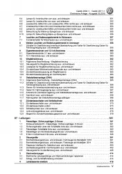 VW Caddy 2K/2C (10-15) Elektrische Anlage Elektrik Systeme Reparaturanleitung