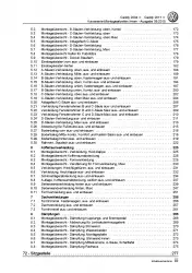 VW Caddy 2K/2C 2010-2015 Karosserie Montagearbeiten Innen Reparaturanleitung PDF