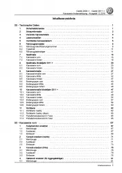 VW Caddy 2K 2003-2010 Karosserie Unfall Instandsetzung Reparaturanleitung PDF