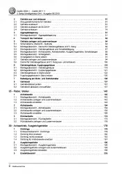 VW Caddy 2K 2003-2010 5 Gang Schaltgetriebe 0A4 Kupplung Reparaturanleitung PDF