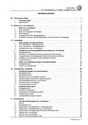 VW Caddy Typ 2K 2003-2010 4-Zyl. 1,4l Benzinmotor 75-80 PS Reparaturanleitung