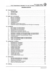 VW Caddy Typ 9K 1995-2003 Benzinmotor 54-75 PS Mechanik Reparauranleitung PDF