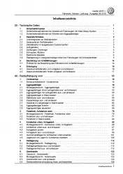 VW Caddy Typ SA ab 2015 Fahrwerk Achsen Lenkung Reparaturanleitung PDF