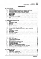 VW Caddy Typ SA ab 2015 Elektrische Anlage Elektrik Systeme Reparaturanleitung