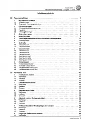 VW Caddy Typ SA ab 2015 Karosserie Unfall Instandsetzung Reparaturanleitung PDF