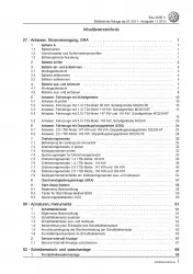 VW EOS Typ 1F 2011-2015 Elektrische Anlage Elektrik Systeme Reparaturanleitung