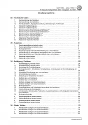 VW Golf 2 19 (84-92) 4 Gang Schaltgetriebe 020 Kupplung Reparaturanleitung PDF