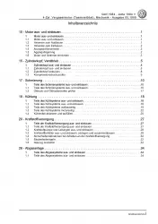 VW Golf 2 19 1984-1992 Benzinmotor Mechanik 50-54 PS Reparaturanleitung PDF