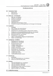 VW Golf 3 Typ 1H (91-99) 1,8l 2,0l Benzinmotor 75-115 PS Reparaturanleitung PDF