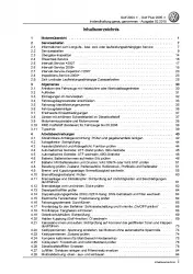VW Golf 5 1K 2003-2008 Instandhaltung Inspektion Wartung Reparaturanleitung PDF