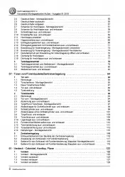 VW Golf 6 Cabriolet Karosserie Montagearbeiten Außen Reparaturanleitung PDF