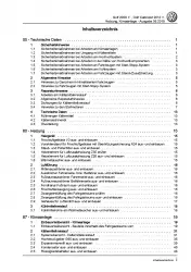 VW Golf 6 Cabriolet Heizung Belüftung Klimaanlage Reparaturanleitung PDF