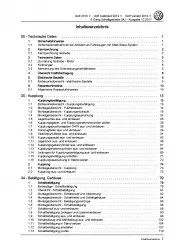 VW Golf 6 Cabriolet 517 (11-16) 6 Gang Schaltgetriebe 0AJ Reparaturanleitung PDF