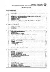 VW Golf 6 1K/5K 2008-2012 1,6l Benzinmotor Gas 98-102 PS Reparaturanleitung PDF