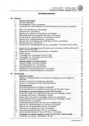 VW Golf 5 Plus 5M 2003-2008 Heizung Belüftung Klimaanlage Reparaturanleitung PDF