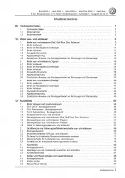 VW Golf 5 Plus 5M (03-08) 4-Zyl. 1,4l Benzinmotor 122 PS Reparaturanleitung PDF