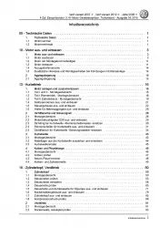 VW Golf 6 Variant (09-13) 1,4l Benzinmotor TFSI 122 PS Reparaturanleitung PDF