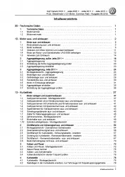 VW Golf 6 Variant 2009-2013 1,6l Dieselmotor 90-105 PS Reparaturanleitung PDF