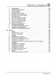 VW Golf 7 Sportsvan AM (14-18) Fahrwerk Achsen Lenkung Reparaturanleitung PDF