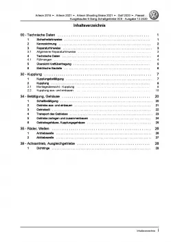 VW Golf 8 CD ab 2019 6 Gang Schaltgetriebe Kupplung 0C9 Reparaturanleitung PDF