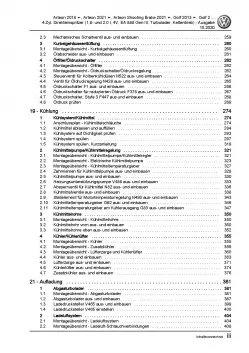 VW Golf 8 Typ CD ab 2019 1,8l 2,0l Benzinmotor 179-290 PS Reparaturanleitung PDF