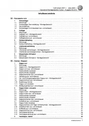 VW Jetta 5 1K 2004-2010 Karosserie Montagearbeiten Außen Reparaturanleitung PDF