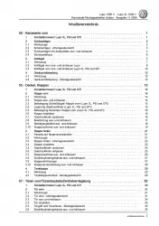 VW Lupo 3L 6E 1998-2006 Karosserie Montagearbeiten Außen Reparaturanleitung PDF