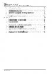 VW New Beetle RSi (01-05) 5 und 6 Gang-Schaltgetriebe 02M AWD Reparaturanleitung