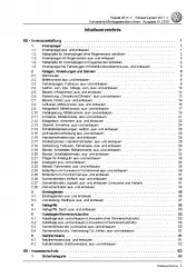 VW Passat 7 3C 2010-2014 Karosserie Montagearbeiten Innen Reparaturanleitung PDF