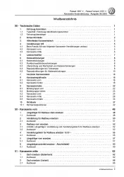 VW Passat 5 3B 1996-2005 Karosserie Unfall Instandsetzung Reparaturanleitung PDF