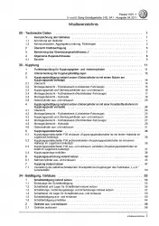 VW Passat 5 3B 1996-2005 5 6 Gang Schaltgetriebe 01E 0A1 Reparaturanleitung PDF