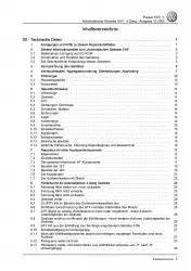 VW Passat 5 Typ 3B 1996-2005 4 Gang Automatikgetriebe 01N Reparaturanleitung PDF