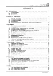 VW Passat 5 Typ 3B (96-05) 4-Zyl. 2,0l Benzinmotor 131 PS Reparaturanleitung PDF