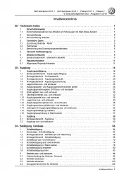 VW Passat 8 3G (14-19) 6 Gang Schaltgetriebe 0AJ Kupplung Reparaturanleitung PDF