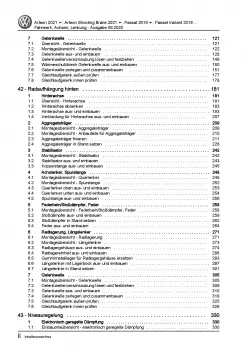 VW Passat 8 Typ 3G ab 2019 Fahrwerk Achsen Lenkung Reparaturanleitung PDF