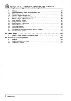 VW Passat 8 3G ab 2019 6 Gang Automatikgetriebe 0DD DKG Reparaturanleitung PDF