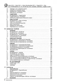 VW Passat 8 3G ab 2019 4-Zyl. 2,0l Benzinmotor 179-200 PS Reparaturanleitung PDF