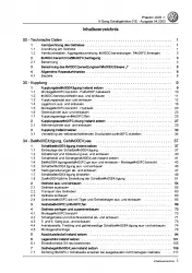 VW Phaeton 3D (01-16) 6 Gang Schaltgetriebe 01E Kupplung Reparaturanleitung PDF