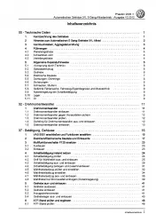 VW Phaeton 3D 2001-2016 5 Gang Automatikgetriebe 01L 4WD Reparaturanleitung PDF