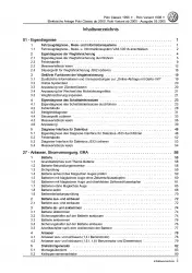 VW Polo 3 Variant (00-01) Elektrische Anlage Elektrik Systeme Reparaturanleitung