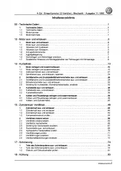 VW Polo Classic 6V (95-02) Benzinmotor 75-90 PS Mechanik Reparaturanleitung PDF