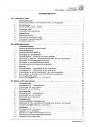 VW T-Roc Typ A1 ab 2017 Bremsanlagen Bremsen System Reparaturanleitung PDF