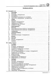 VW Tiguan Typ 5N (07-16) Karosserie Montagearbeiten Außen Reparaturanleitung PDF