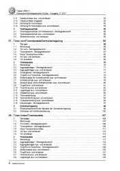 VW Tiguan Typ 5N 2007-2016 Karosserie Montagearbeiten Außen Reparaturanleitung