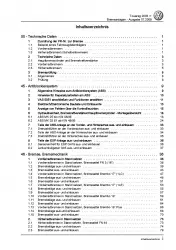 VW Touareg Typ 7L (02-10) Bremsanlagen Bremsen System Reparaturanleitung PDF