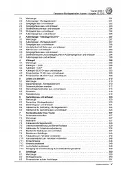 VW Touran Typ 1T 2003-2015 Karosserie Montagearbeiten Außen Reparaturanleitung