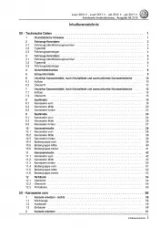 VW Up! Typ 121 2011-2016 Karosserie Unfall Instandsetzung Reparaturanleitung PDF