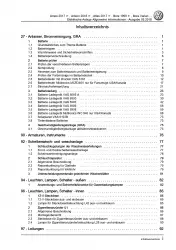 VW Up! Typ AA ab 2016 Allgemeine Infos Elektrische Anlage Reparaturanleitung PDF